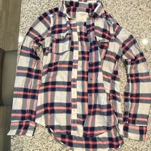 Abercrombie and Fitch Flannel long sleeve shirt